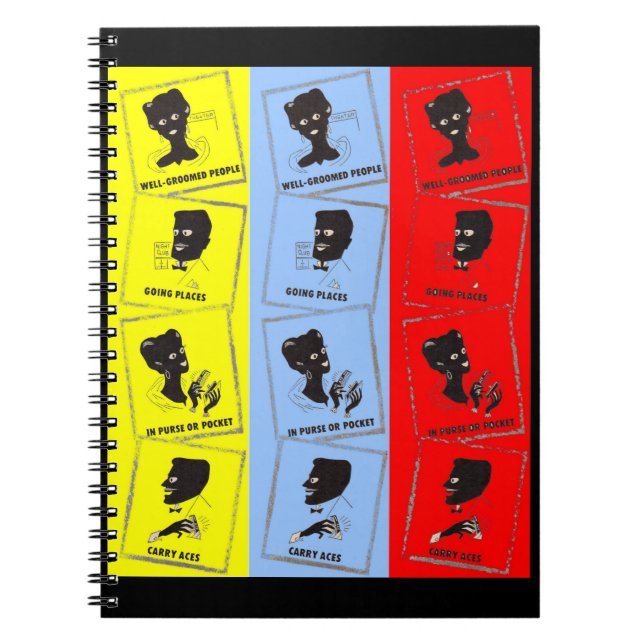 Carnet 1950 trois as pour peignes Ace (Devant)