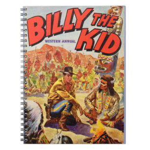 Carnet 1955 Billy the Kid Western Couverture annuelle