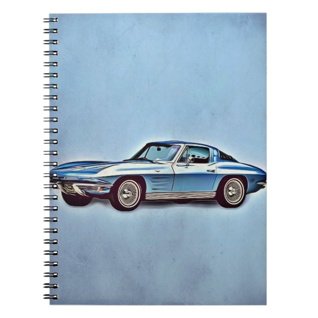 Carnet 1963 Chevrolet Corvette Sting Ray Coupe (Devant)