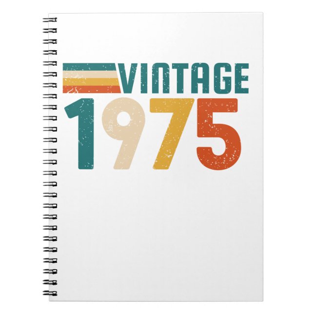 Carnet 1975 vintage (Devant)