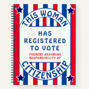 Carnet 19e amendement Votes for Women Victory