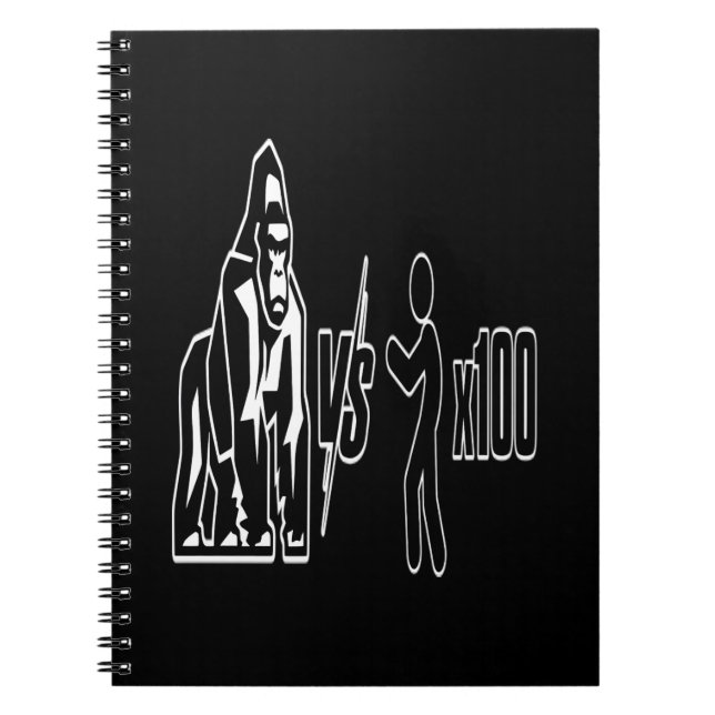 Carnet 1 Gorille à dos argenté vs 100 humains_3 (Devant)