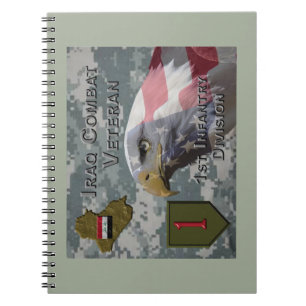 Carnet 1re Division d'infanterie Irak Vétérinaire de comb