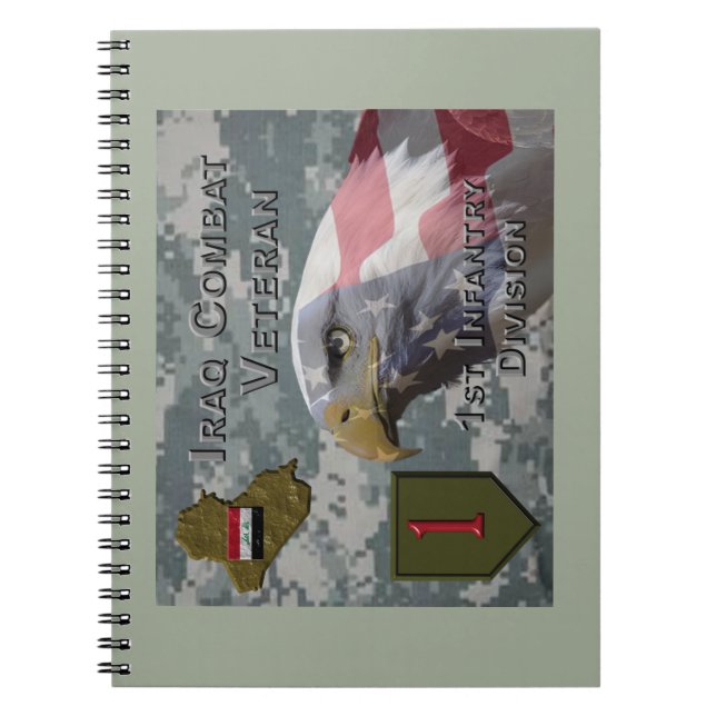 Carnet 1re Division d'infanterie Irak Vétérinaire de comb (Devant)