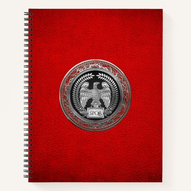 Carnet [200] Aigle impérial romain argenté (Devant)