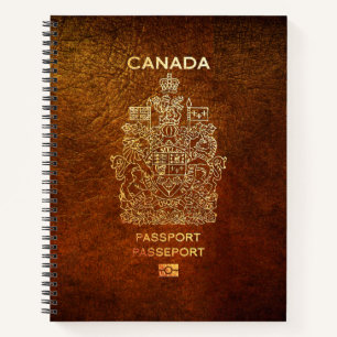 Carnet [200] Couverture canadienne du passeport