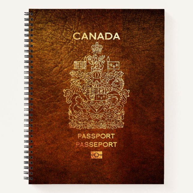 Carnet [200] Couverture canadienne du passeport (Devant)