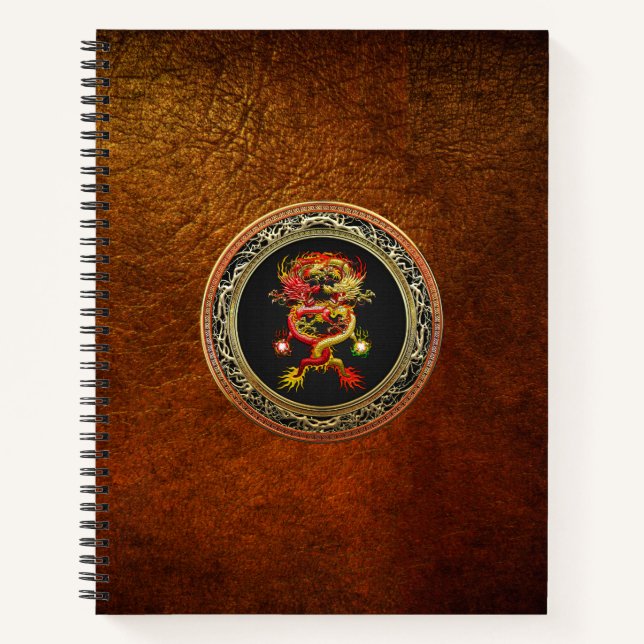 Carnet [200] Dragons rouges et jaune (Devant)