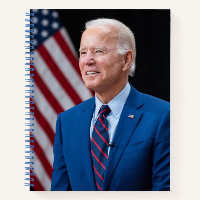 Carnet 2021 Joe Biden Président américain Portrait (Devant)