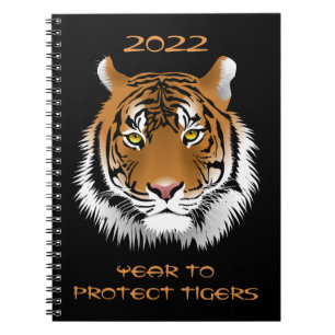 Carnet 2022 Année pour la protection des tigres