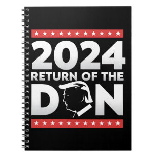 Carnet 2024 Retour du Don Trump 45 47 Président américain