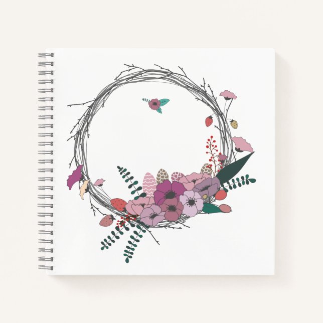 Carnet 21,6 cm x 21,6 cm (Devant)