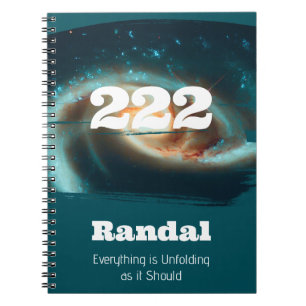 Carnet 222 Numéros Angel Galaxy Alignement Vibes hautes
