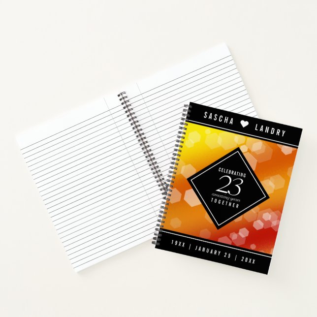 Carnet 23e anniversaire de Mariage de Topaz impérial (Intérieur)