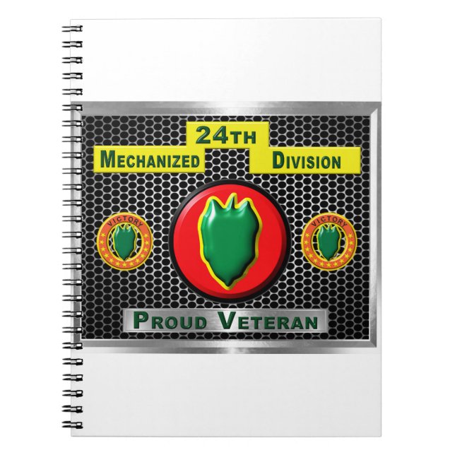 Carnet 24e division d'infanterie mécanisée (Devant)