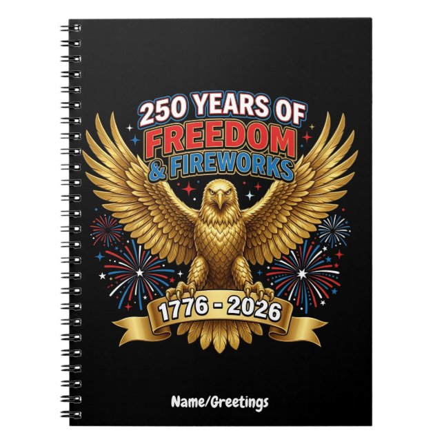 Carnet 250 Ans de Liberté et de Feux d'Artifice  (Devant)