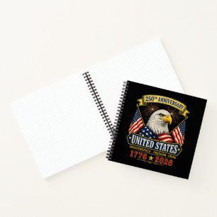 Carnet 250e anniversaire USA 4 juillet Patriotique