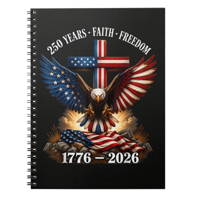 Carnet 250e anniversaire USA Foi Liberté (Devant)