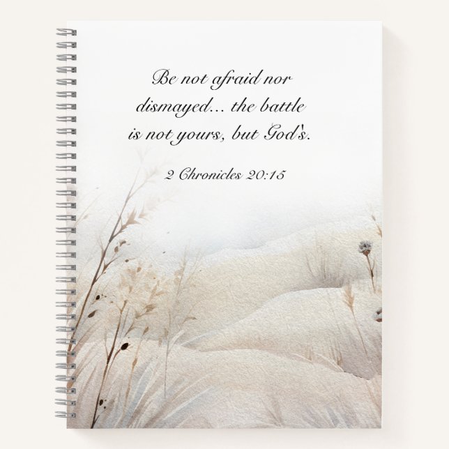 Carnet 2 Chroniques 20:15 La bataille est la Bible de Die (Devant)