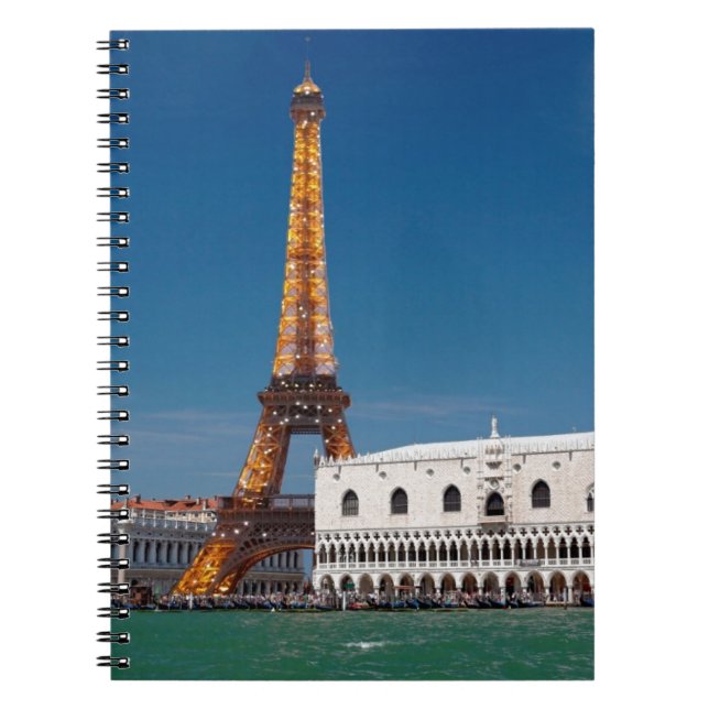 Carnet 2 pour 1 Venise et Paris - Mixte up World (Devant)