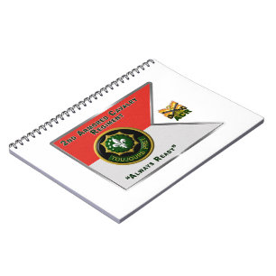 Carnet 2e Ligne directrice du régiment de cavalerie blind