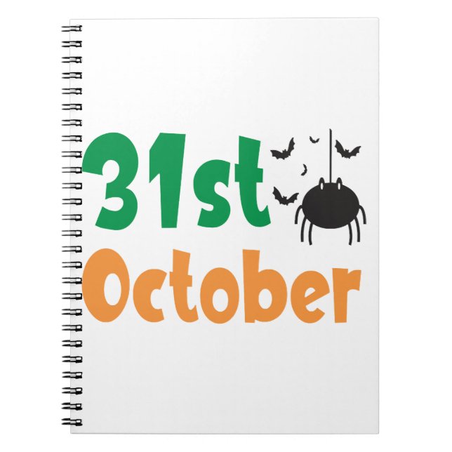 Carnet 31 octobre - Halloween (Devant)