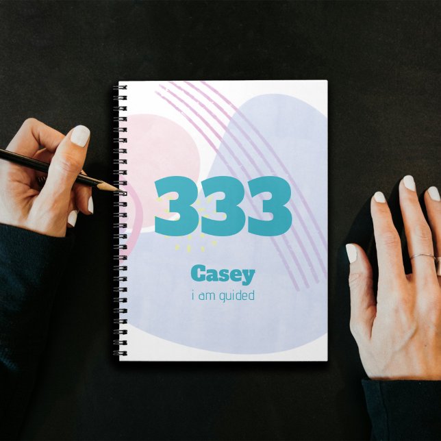 Carnet 333 Manifestation d'affirmation d'orientation de l (333 Angel Guidance Affirmation Manifestation Notebook Journal)