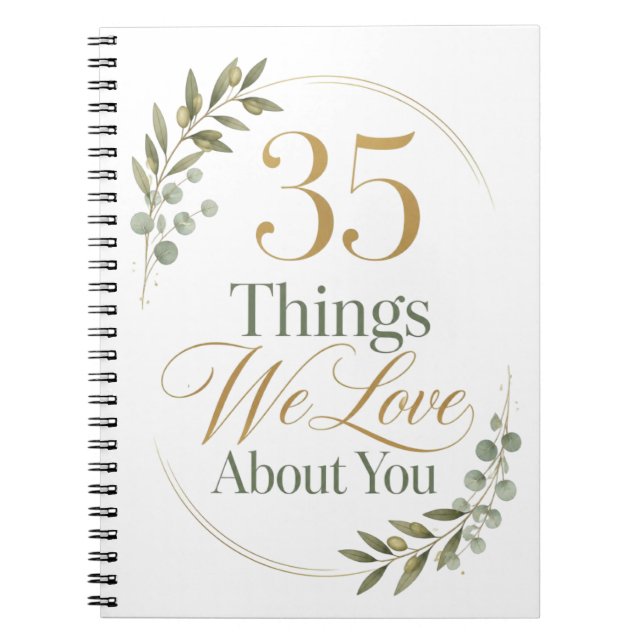 Carnet 35 choses que nous aimons de toi ami (Devant)