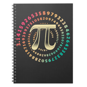 Carnet 3.14 Pi Numéro Jour Symbole Math Numéro Irration
