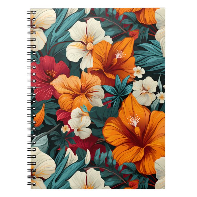 Carnet #3 Motif floral (Devant)