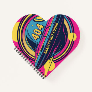 Carnet 404 Gravité introuvable - Art Spop Rétro