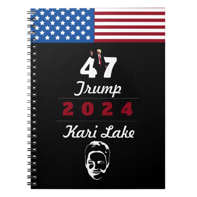 Carnet 47 Trump Kari Lake 2024 (Devant)