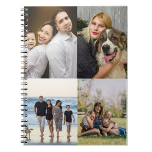 Carnet 4 Collage Photo Famille Personnalisé