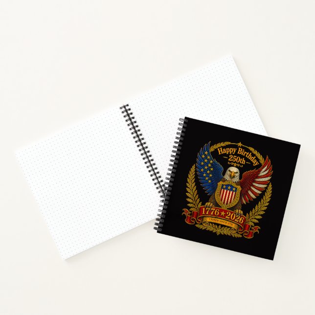 Carnet 4 juillet 250e anniversaire de l'indépendance 250  (Intérieur)