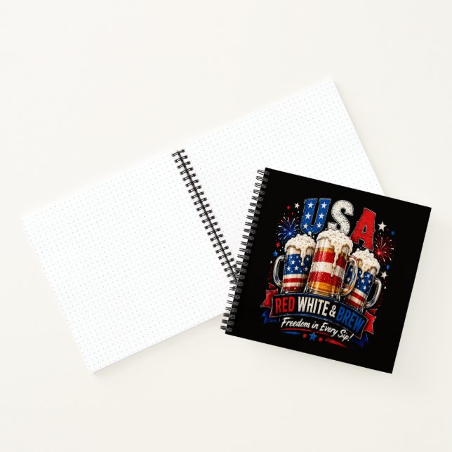 Carnet 4 juillet amérique 250ème (Intérieur)