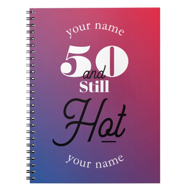 Carnet 5O et toujours chaud (Devant)
