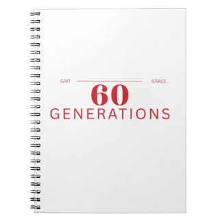 Carnet 60 Generations of Grit & Grace