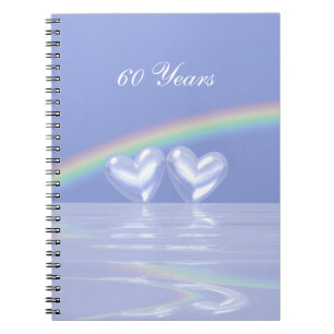 Carnet 60e anniversaire Coeurs de diamants
