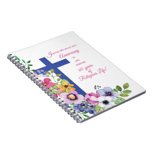 Carnet 60e Anniversaire, Nun, Religious Life Cross
