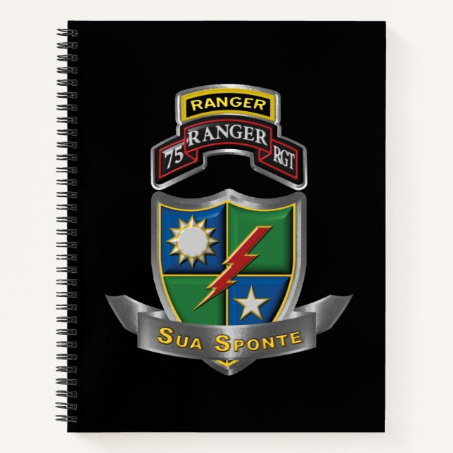 Carnet 75e régiment de Rangers (Devant)
