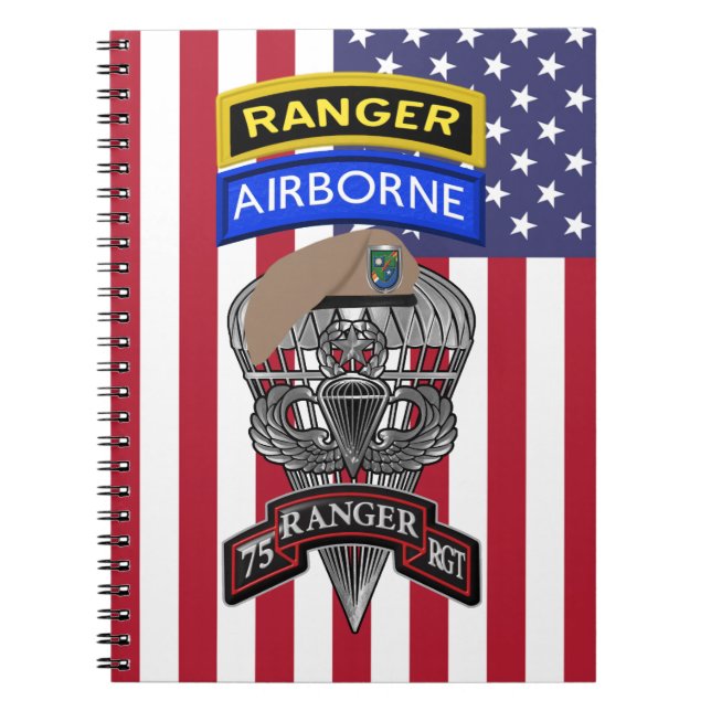 Carnet 75e régiment de Rangers (Devant)