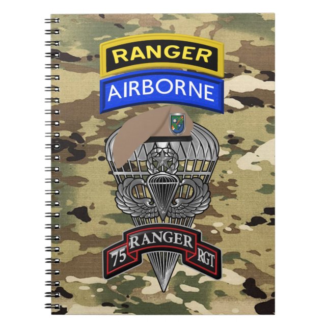 Carnet 75e régiment de Rangers (Devant)