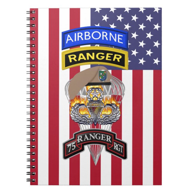 Carnet 75e Régiment de Rangers "Les Rangers mènent le che (Devant)