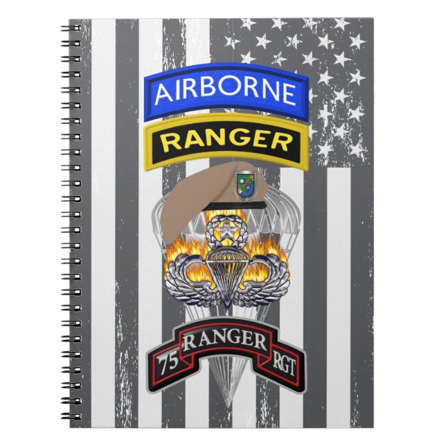 Carnet 75e Régiment de Rangers "Sua Sponte" (Devant)