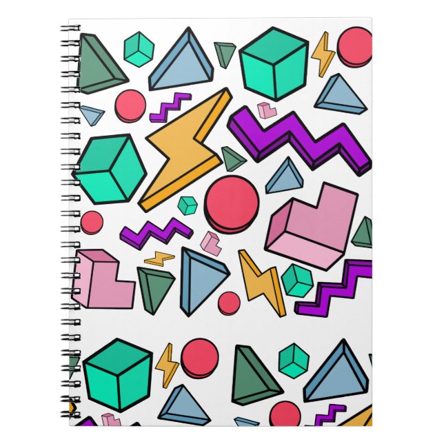 Carnet 80s esthétique Vintage rétro (Devant)