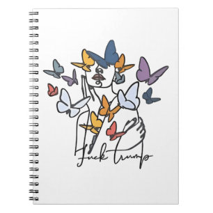 Carnet 86 47 T-shirt Floral anti-Trump, Président de l'op