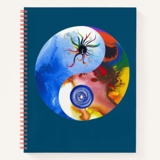 Carnet 8,5x11 couverture rigide yin yang Luci Michael car