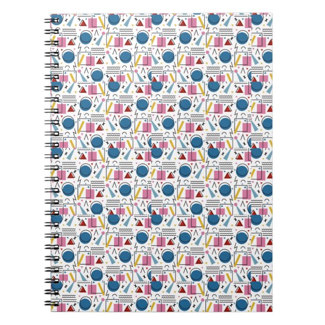 Carnet 90s Formes géométriques (Devant)