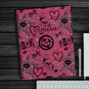 Carnet 90s Retro Rose Girly Punk
