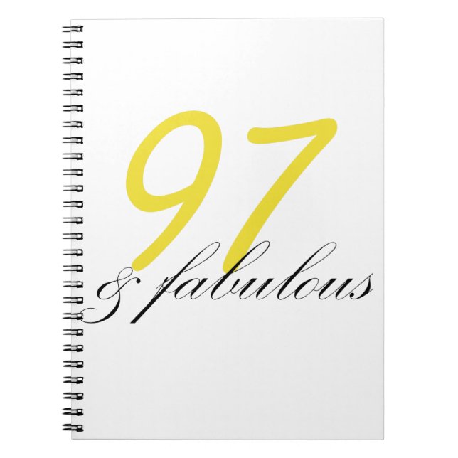 Carnet 97 & Fabuleux (Devant)